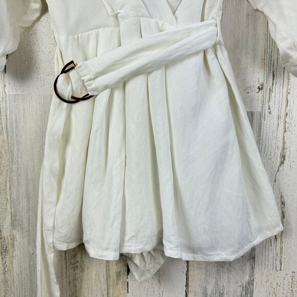 LUXXEL WHITE ROMPER SIZE L - Picture 4 of 10